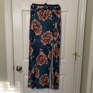Floral maxi skirt